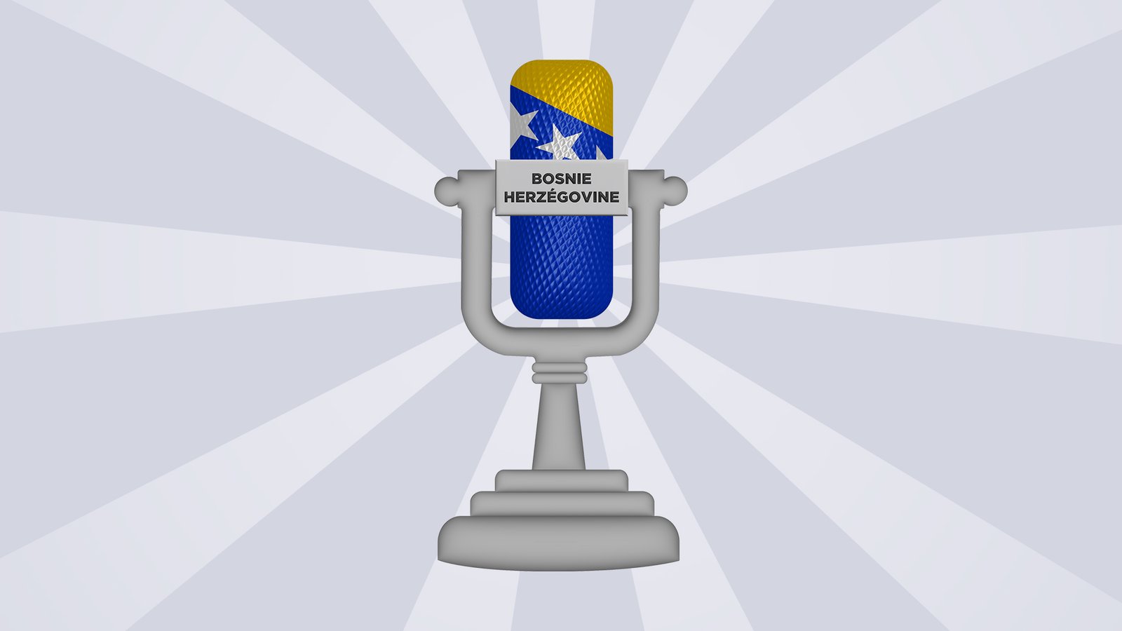 trophée eurovision Bosnie-Herzégovine