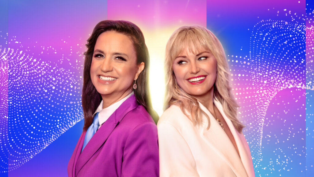 Petra Mede and Malin Åkerman